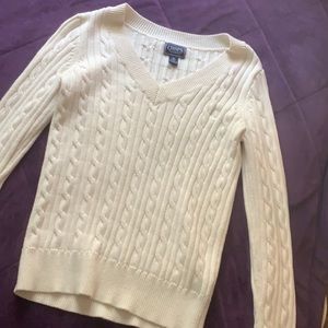 A white classic sweater !